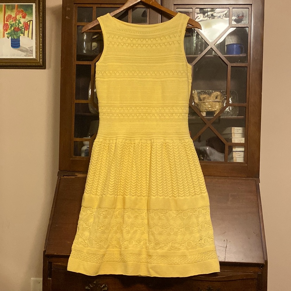 Lauren by Ralph Lauren knit yellow dress